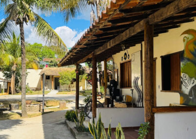 Foto externa de alguns quartos